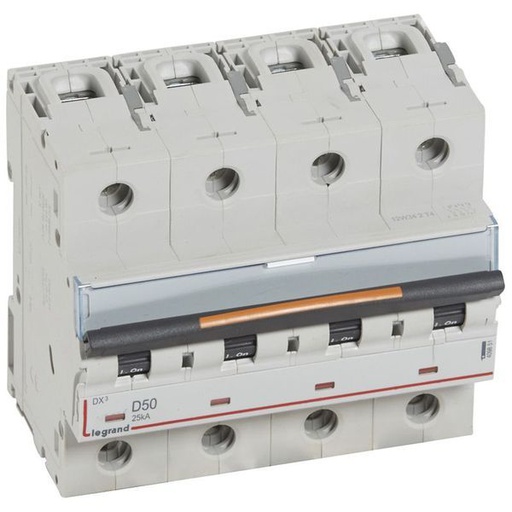 [LEG409851] Dx3 Disjoncteur 4P D50 25Ka legrand 409851