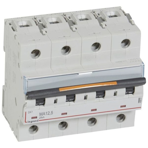 [LEG409891] Dx3 Disjoncteur 4P Ma12.5 25Ka legrand 409891