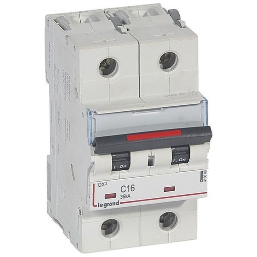 [LEG410008] Dx3 Disjoncteur 2P C16 36Ka legrand 410008