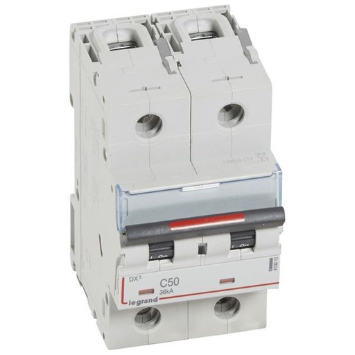 [LEG410013] Dx3 Disjoncteur 2P C50 36Ka legrand 410013