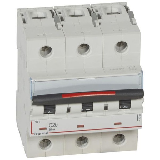 [LEG410022] Dx3 Disjoncteur 3P C20 36Ka legrand 410022