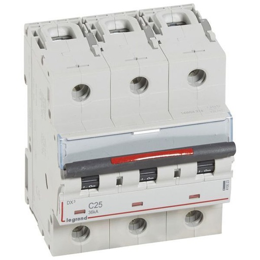 [LEG410023] Dx3 Disjoncteur 3P C25 36Ka legrand 410023