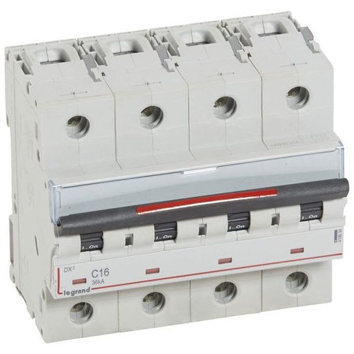 [LEG410034] Dx3 Disjoncteur 4P C16 36Ka legrand 410034