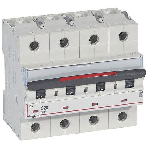 [LEG410035] Dx3 Disjoncteur 4P C20 36Ka legrand 410035