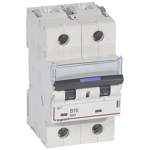 [LEG410097] Dx3 Disjoncteur 2P B10 50Ka legrand 410097
