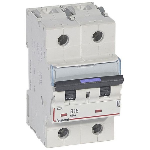 [LEG410098] Dx3 Disjoncteur 2P B16 50Ka legrand 410098