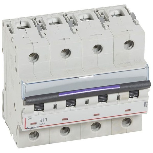 [LEG410121] Dx3 Disjoncteur 4P B10 50Ka legrand 410121