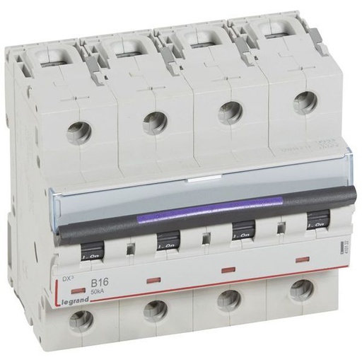 [LEG410122] Dx3 Disjoncteur 4P B16 50Ka legrand 410122