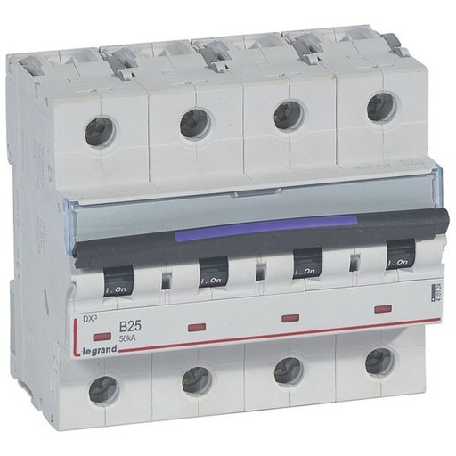 [LEG410124] Dx3 Disjoncteur 4P B25 50Ka legrand 410124