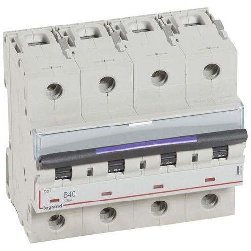 [LEG410126] Dx3 Disjoncteur 4P B40 50Ka legrand 410126
