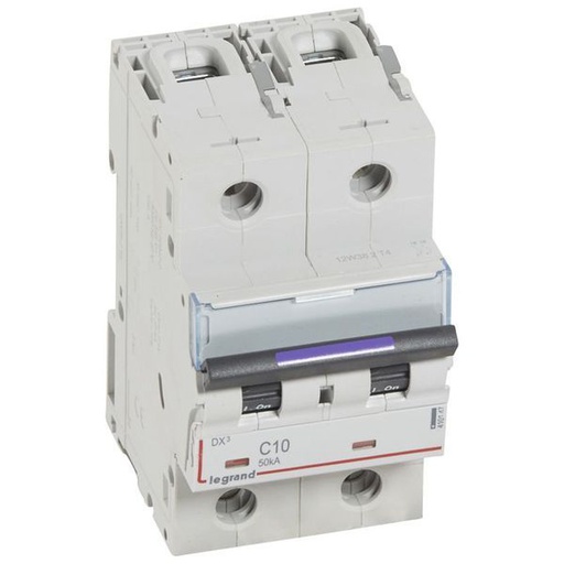 [LEG410147] Dx3 Disjoncteur 2P C10 50Ka legrand 410147