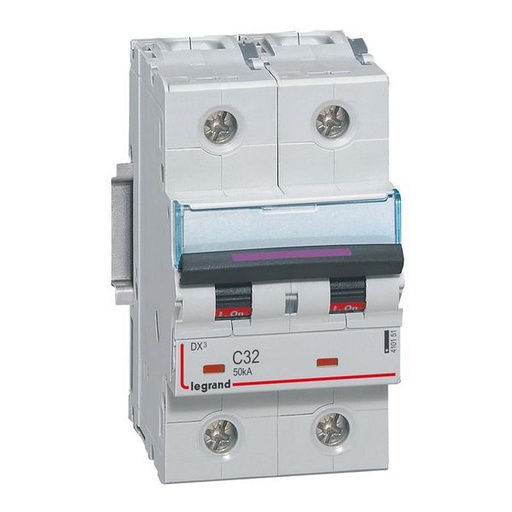 [LEG410151] Dx3 Disjoncteur 2P C32 50Ka legrand 410151