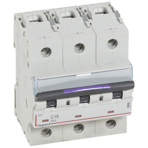 [LEG410161] Dx3 Disjoncteur 3P C16 50Ka legrand 410161
