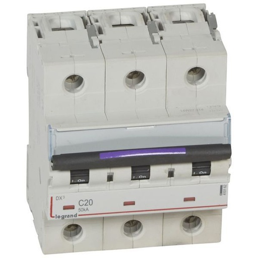 [LEG410162] Dx3 Disjoncteur 3P C20 50Ka legrand 410162