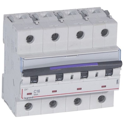 [LEG410174] Dx3 Disjoncteur 4P C16 50Ka legrand 410174