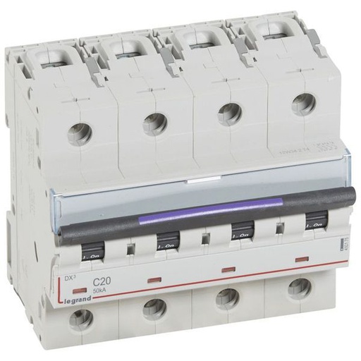 [LEG410175] Dx3 Disjoncteur 4P C20 50Ka legrand 410175