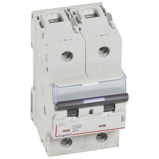 [LEG410203] Dx3 Disjoncteur 2P D32 50Ka legrand 410203