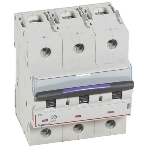 [LEG410214] Dx3 Disjoncteur 3P D20 50Ka legrand 410214