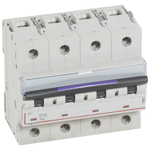 [LEG410225] Dx3 Disjoncteur 4P D10 50Ka legrand 410225