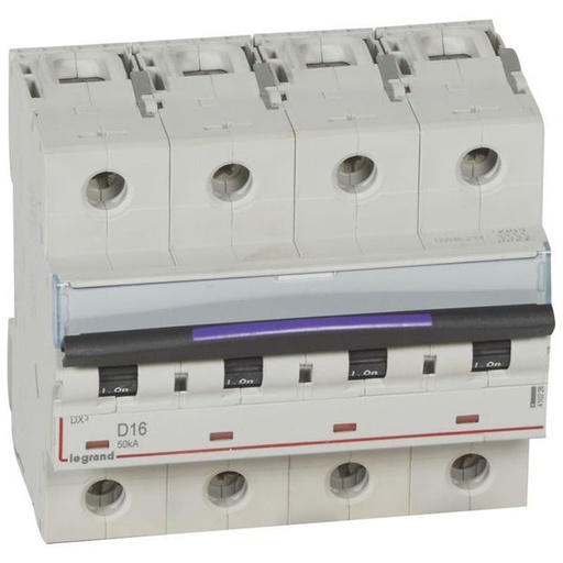 [LEG410226] Dx3 Disjoncteur 4P D16 50Ka legrand 410226