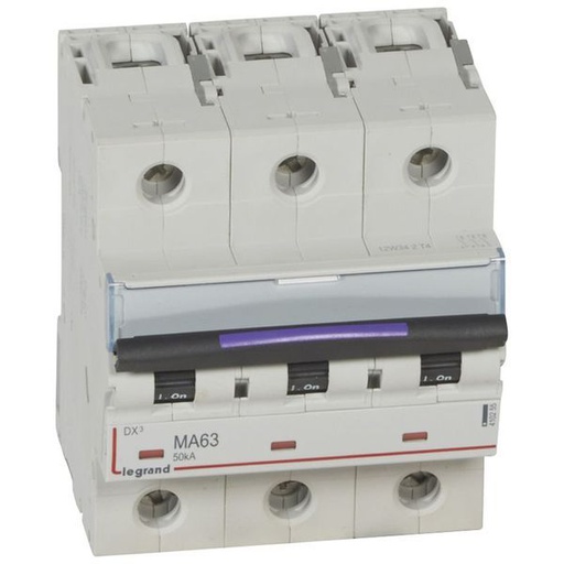 [LEG410255] Dx3 Disjoncteur 3P Ma63 50Ka legrand 410255