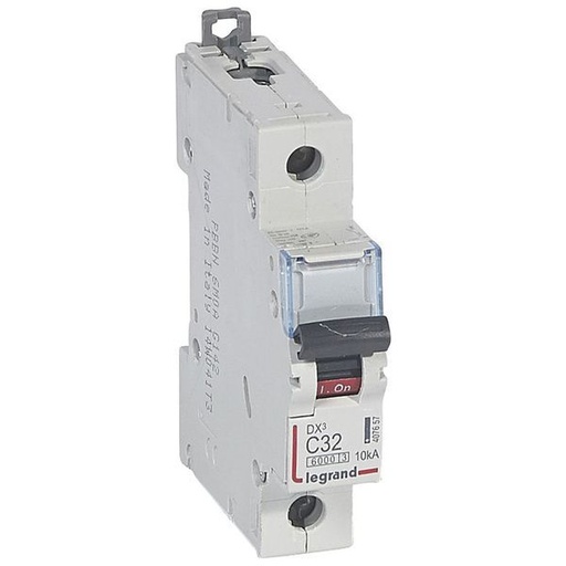 [LEG407657] Dx3 Disjoncteur 1P C32 6000A/10Ka legrand 407657