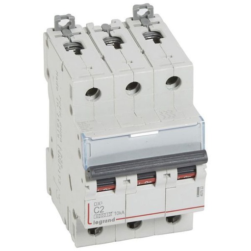 [LEG407822] Dx3 Disjoncteur 3P C2 6000A/10Ka legrand 407822