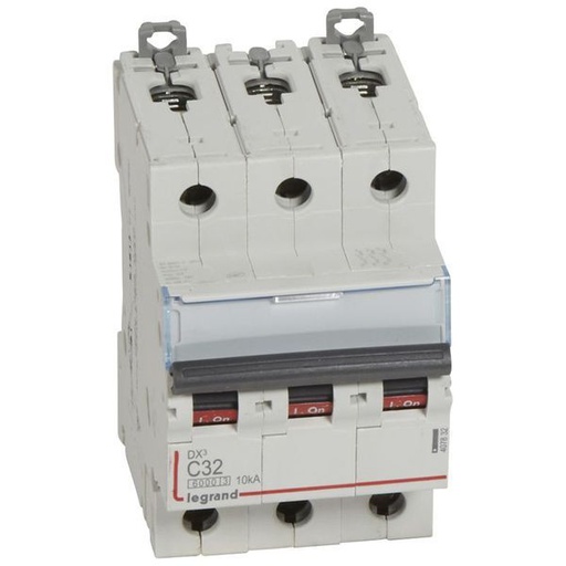 [LEG407832] Disjoncteur Dx³ 6000 -Vis/Vis-3P- 400V~-32A-10Ka-Courbec-Pei legrand 407832