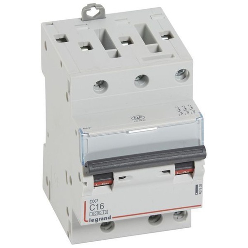 [LEG407838] Dx3 Disjoncteur 3P C16 6000A/10Ka 3 Modu Les legrand 407838