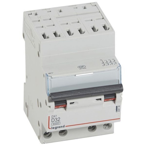 [LEG408136] Dx3 Disjoncteur 4P D32 6000A/10Ka Auto legrand 408136