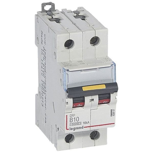 [LEG408957] Dx3 Disjoncteur 2P B10 10000A/16Ka legrand 408957