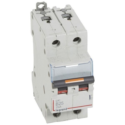[LEG409718] Dx3 Disjoncteur 2P B25 25Ka legrand 409718