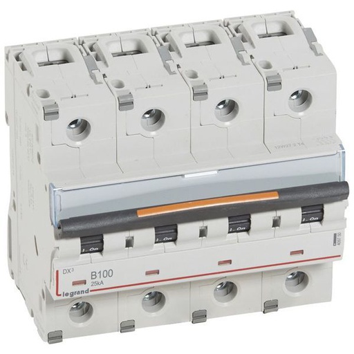 [LEG409750] Dx3 Disjoncteur 4P B100 25Ka legrand 409750
