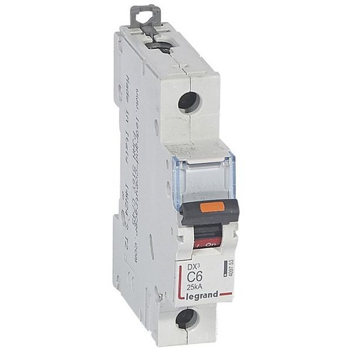 [LEG409753] Dx3 Disjoncteur 1P C6 25Ka legrand 409753