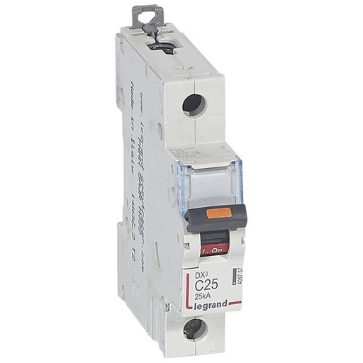 [LEG409757] Dx3 Disjoncteur 1P C25 25Ka legrand 409757