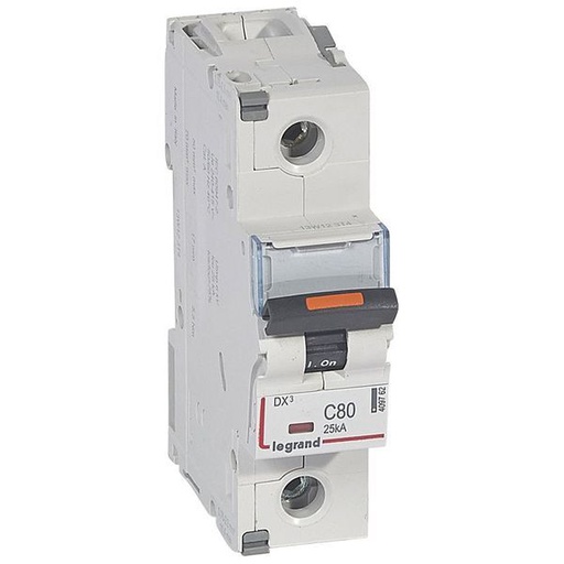 [LEG409762] Dx3 Disjoncteur 1P C80 25Ka legrand 409762