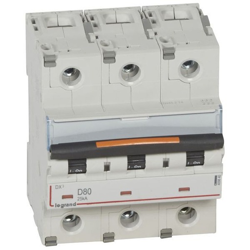 [LEG409840] Dx3 Disjoncteur 3P D80 25Ka legrand 409840