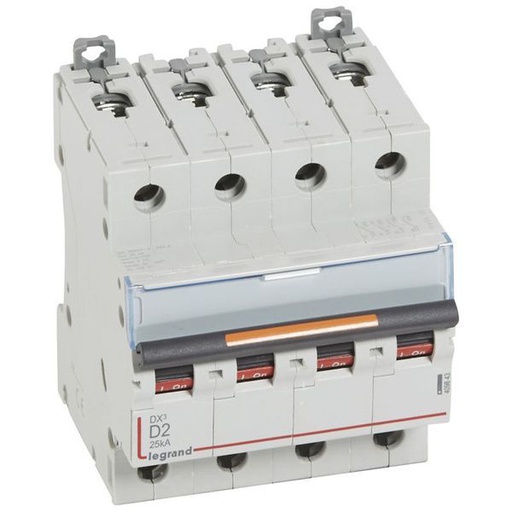 [LEG409843] Dx3 Disjoncteur 4P D2 25Ka legrand 409843