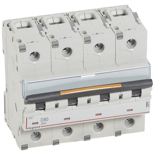 [LEG409853] Dx3 Disjoncteur 4P D80 25Ka legrand 409853