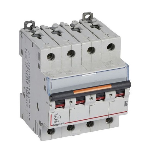 [LEG409936] Dx3 Disjoncteur 4P Z20 25Ka legrand 409936