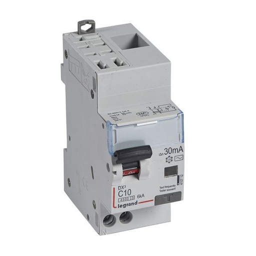 [LEG410712] Disjoncteur Diff Dx³ 4500 Auto/Vis U+N 230V~ 10A Typeac legrand 410712
