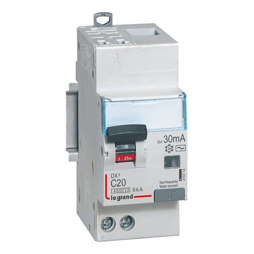 [LEG410714] Disjoncteur Diff Dx³ 4500 Auto/Vis U+N 230V~ 20A Typeac legrand 410714