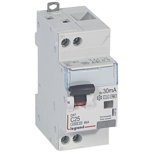 [LEG410755] Disjoncteur Diff Dx³ 4500 -Vis/Vis- U+N 230V~ 25A- Typef-30M legrand 410755