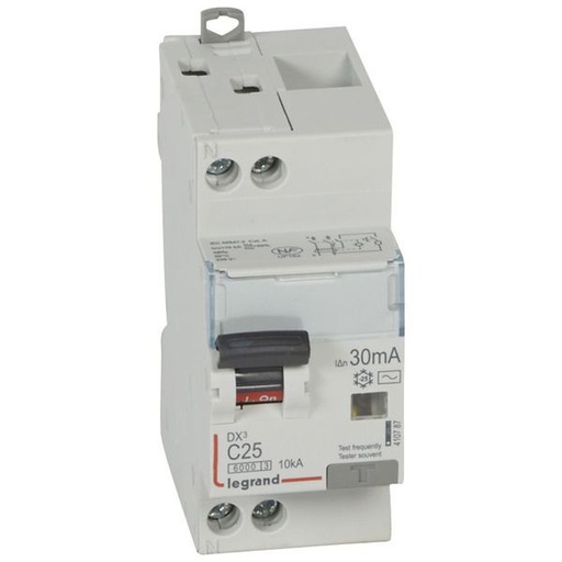 [LEG410787] Disj. Dif Monobloc Dx³6000 10Ka Arrivées Haut/Départ Bas Vis legrand 410787
