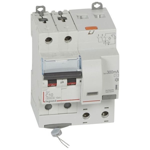 [LEG411171] Disjoncteur Diff Dx³ 6000 Vis -2P 230/400V~ 10A Typeac 300 legrand 411171