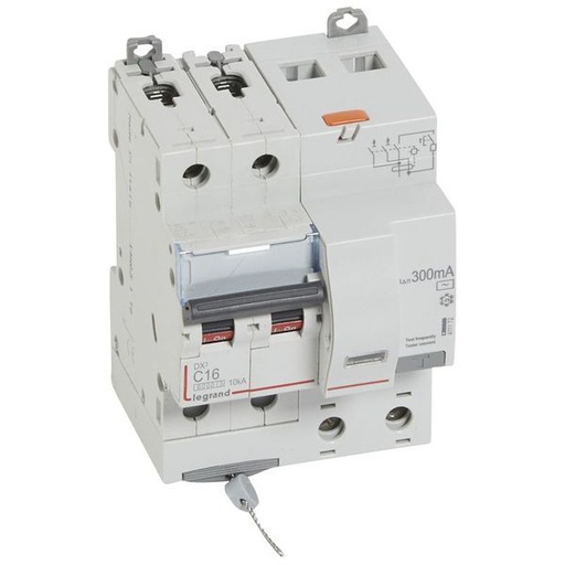 [LEG411172] Disjoncteur Diff Dx³ 6000 Vis -2P 230/400V~ 16A Typeac 300 legrand 411172