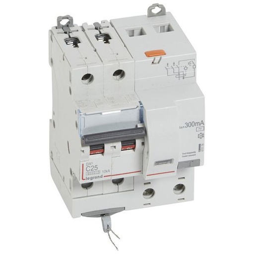 [LEG411174] Dx3 Disj Differentiel 2P C 25A 6000A Ac 300Ma 4 Modules legrand 411174