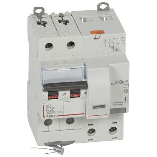 [LEG411175] Disjoncteur Diff Dx³ 6000 Vis -2P 230/400V~ 32A Typeac 300 legrand 411175