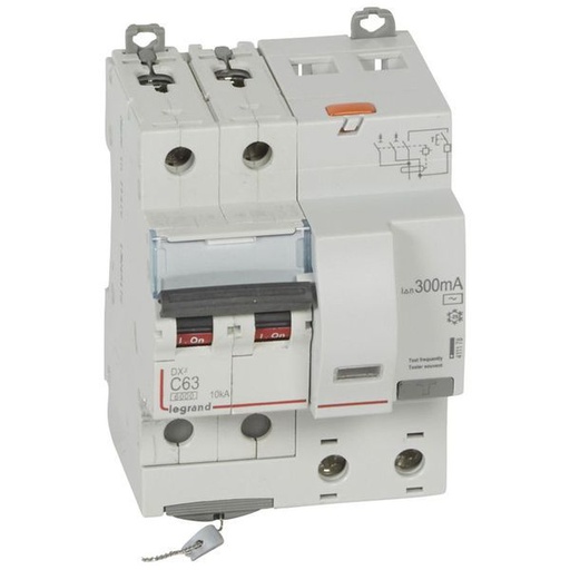 [LEG411178] Disjoncteur Diff Dx³ 6000 -Vis-2P-230/400V~-63A -Typeac-300M legrand 411178