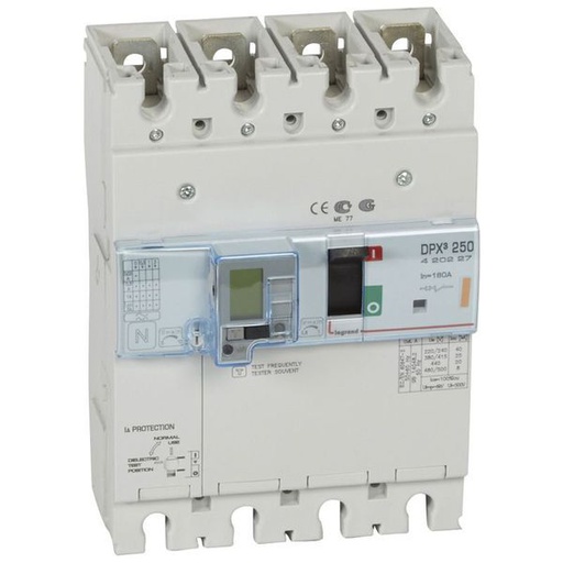 [LEG420227] DisjoncteursMagnétothermique Différentiel Dpx³250 Icu 25Ka 4 legrand 420227